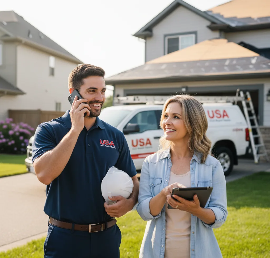 USA Roof Repair Experts customer support in Harbeson